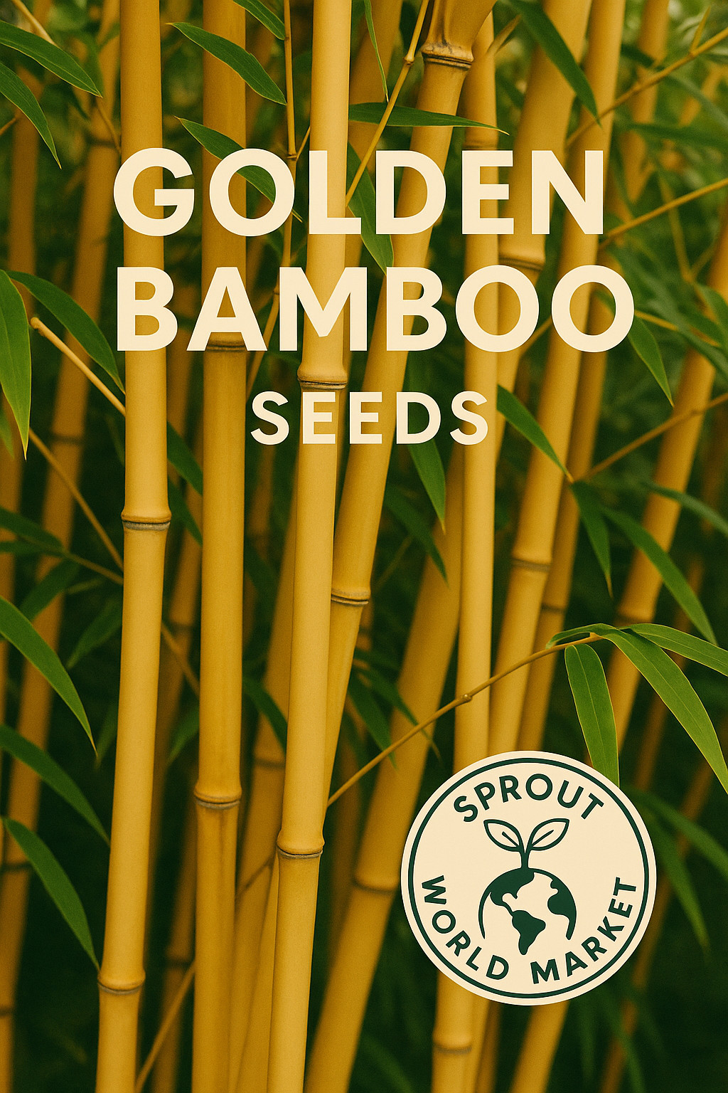 100 Golden Bamboo Seeds | Fast Growing | Cold Hardy | Privacy | USA Seller