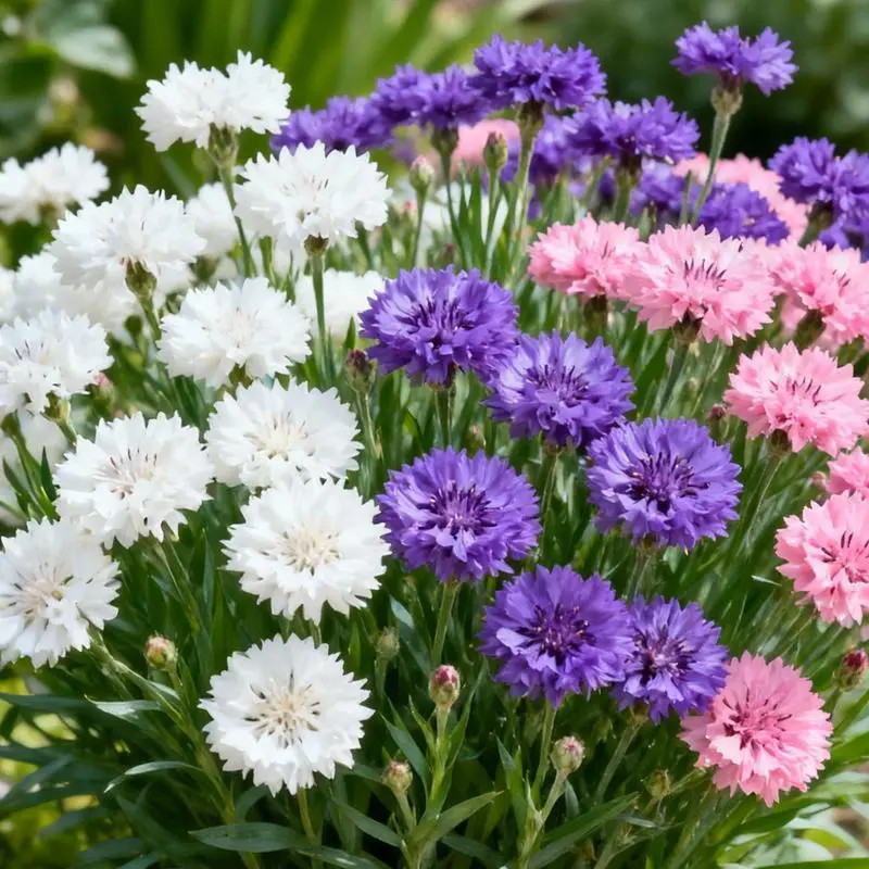500 Cornflower Garden Seeds – Low-Maintenance Blooms for Rustic & Pollinator Gar