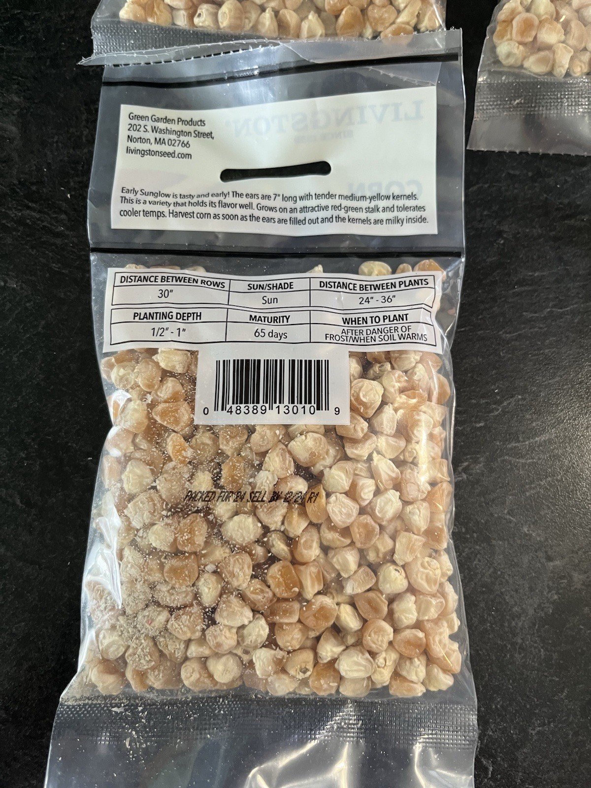 5 Bags Livingston Yellow HYBRID Early Sunglow , 3 Oz. Bag