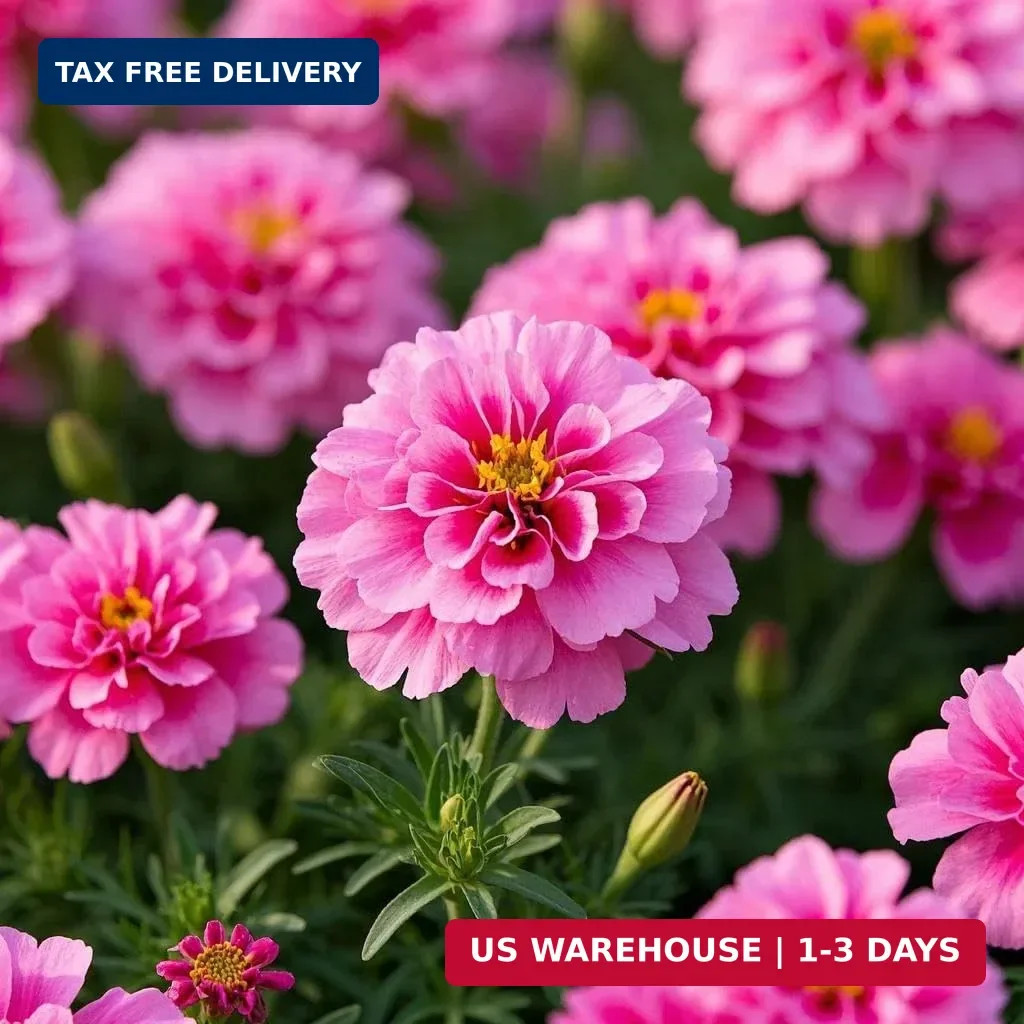 1000+ Perennial Marigold Flower Seed for Planting Outdoor-Sparky Mix Mixed