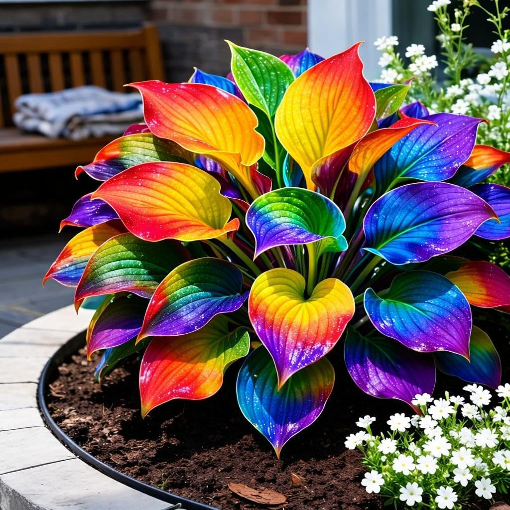 200+ Hosta Seeds – Premium Plantain Lily Perennial Seeds for Shady Garden Landsc