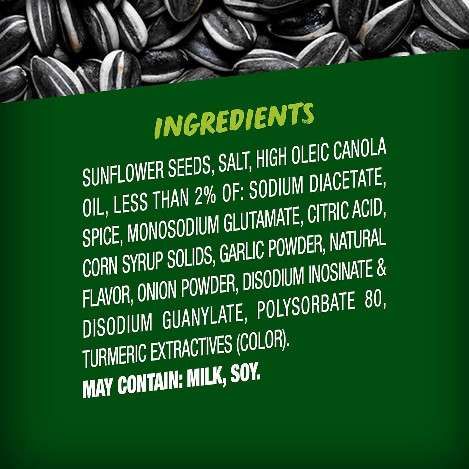Sunflower Seeds, Vlasic Dill Pickle Flavor, 2.75 Oz. (Pack of 12)