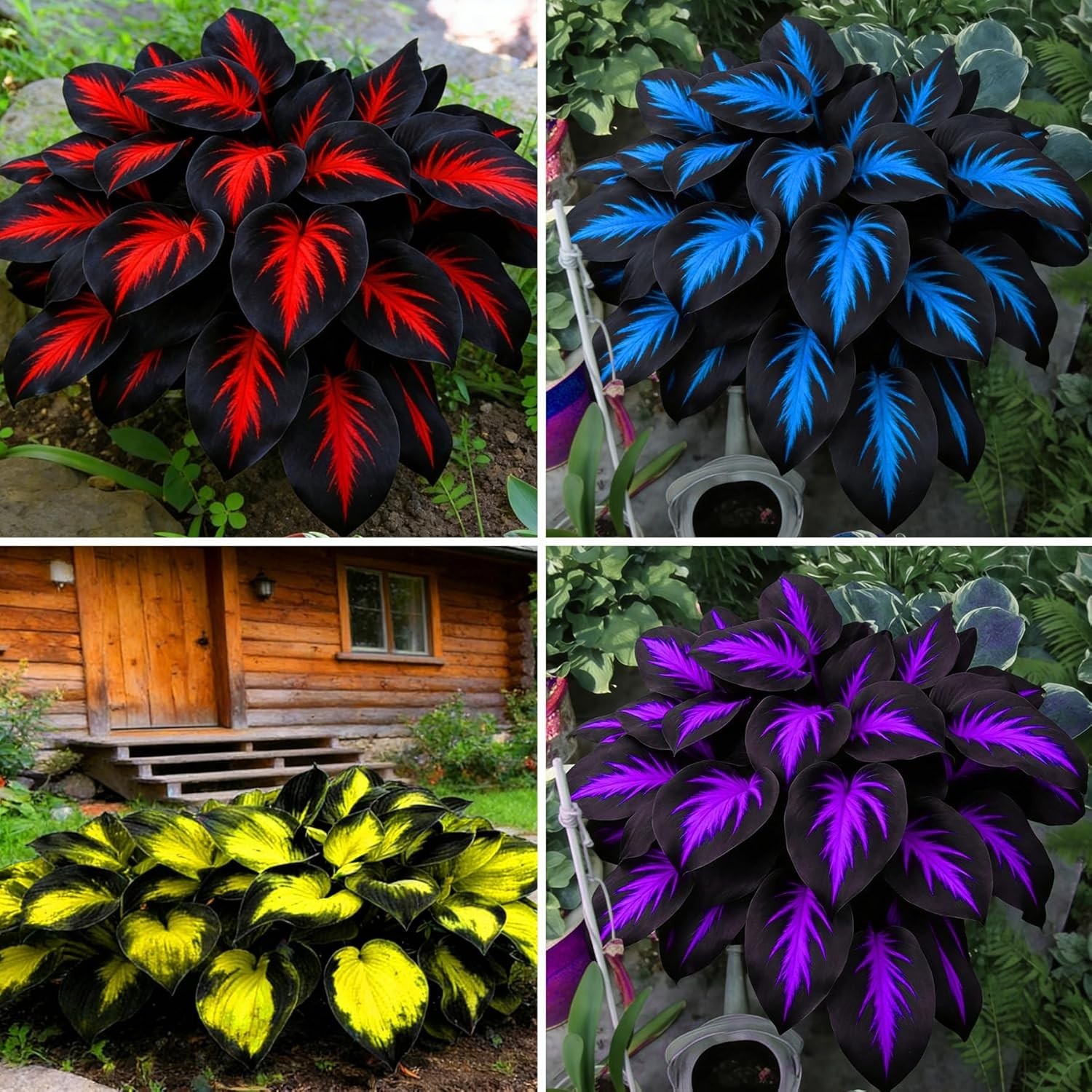Mix Hosta Seeds for Planting, 280+pcs Rare Perennial Hosta Flower Seeds Plant…