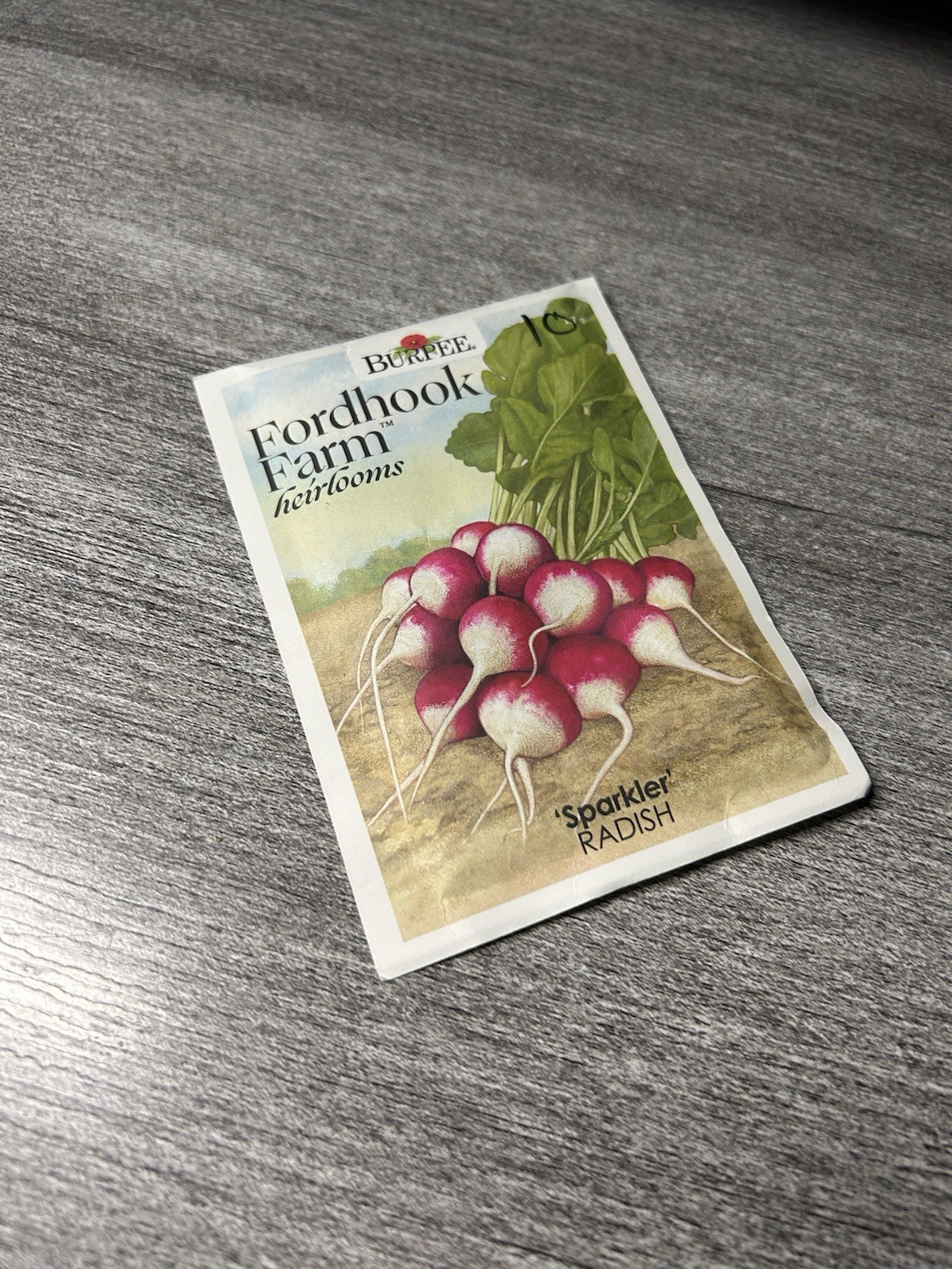10 Packs Of Seeds Basil, Moss rose, Clarkes Blue, Clemson, Beet, Mammoth, Radish