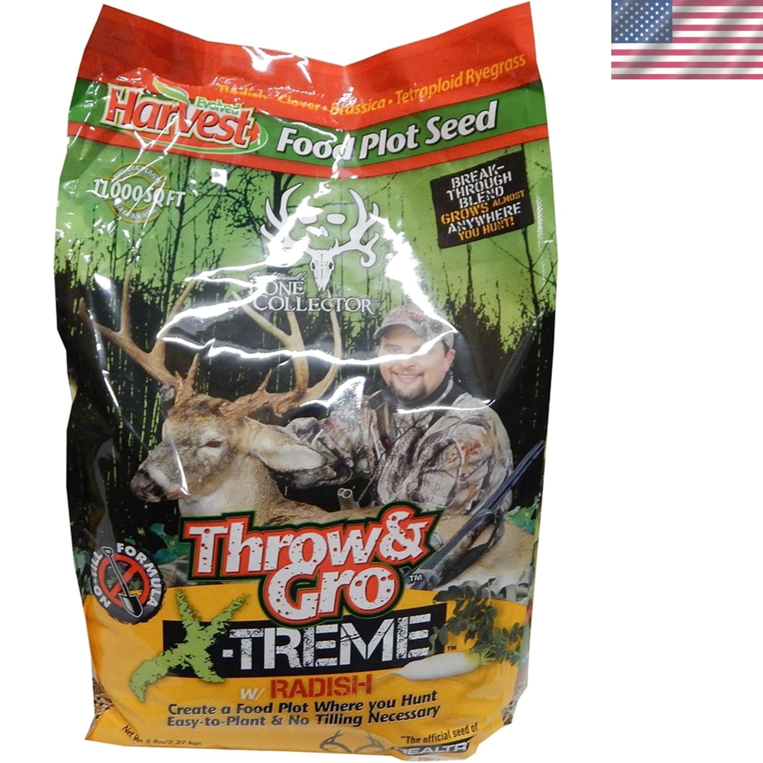 Harvest Throw & Grow X-treme Radish Forage Seeds for Deer – 5 Lbs No-Till