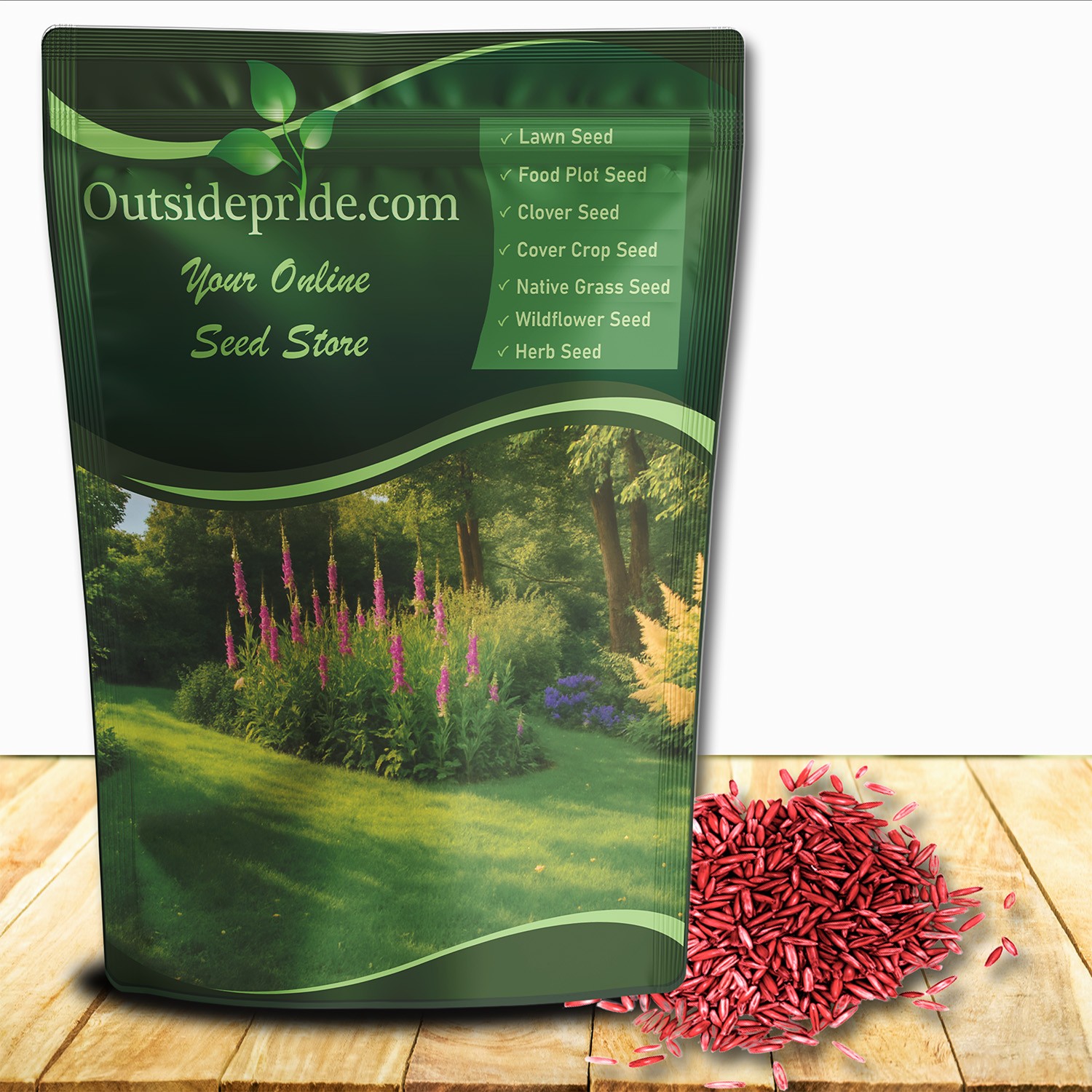 10 LBS – OptiGrowth Coated Sheeps Fine Fescue Xeriscaping Drought
