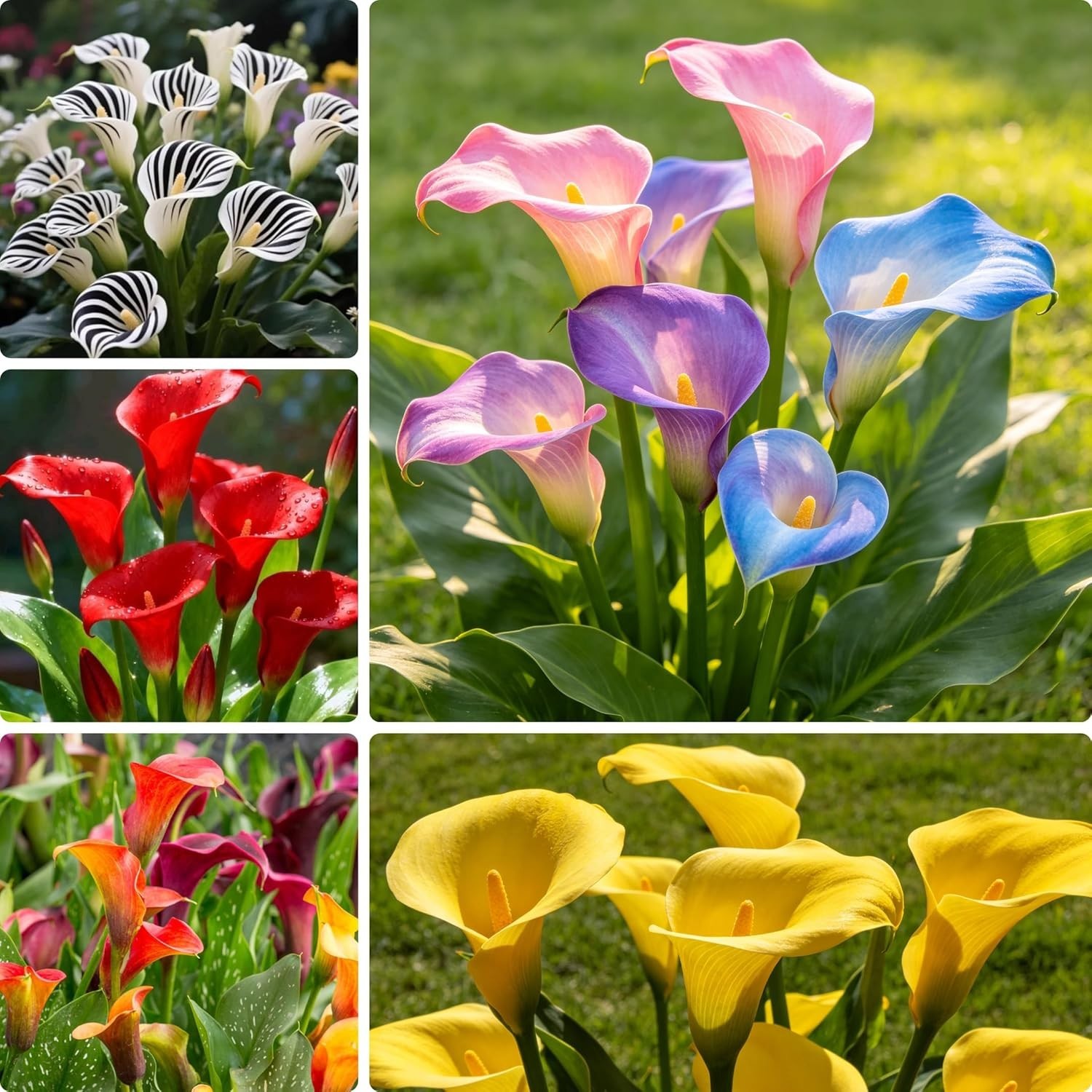 Perennial Rare Calla Lily Seeds, 200pcs Calla Lily Seeds, Heirloom Non-GMO Flowe
