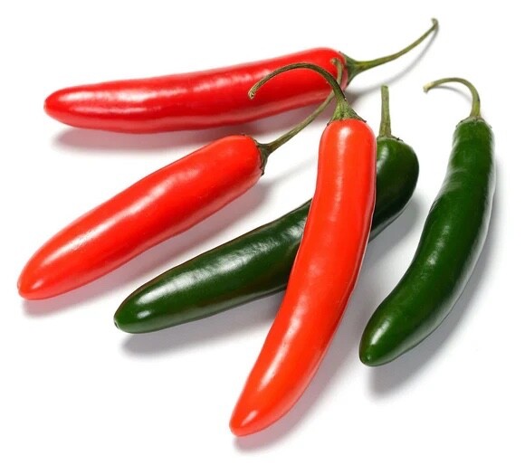 25 ORGANIC SERRANO PEPPER SEEDS NON – GMO