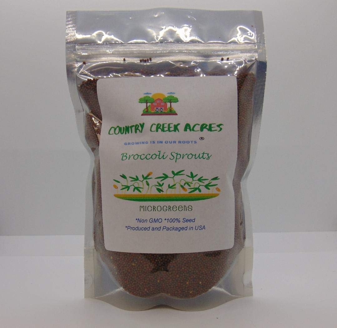 Non-GMO Broccoli Seeds for Sprouting Sprouts Microgreens – Broccoli Sprouts