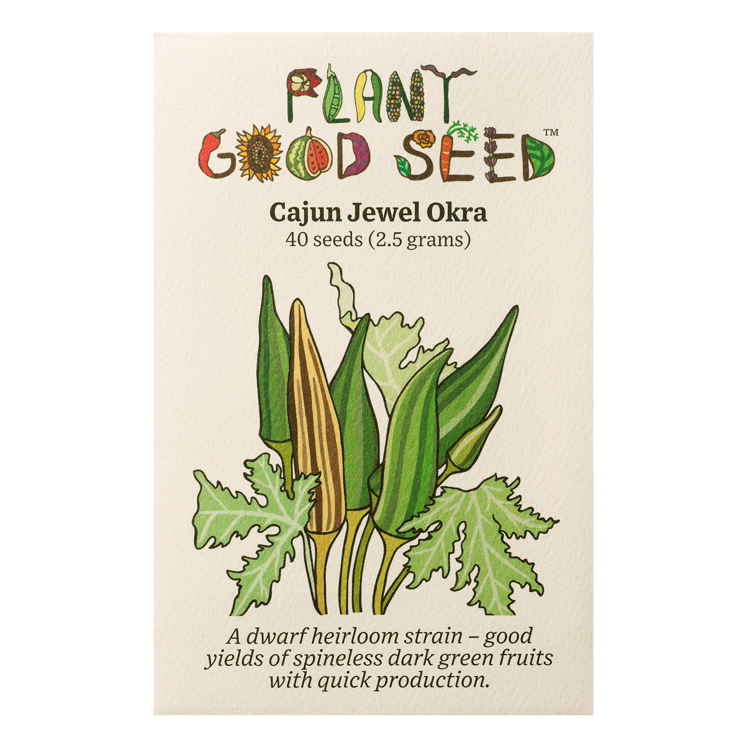 Cajun Jewel Okra Seeds