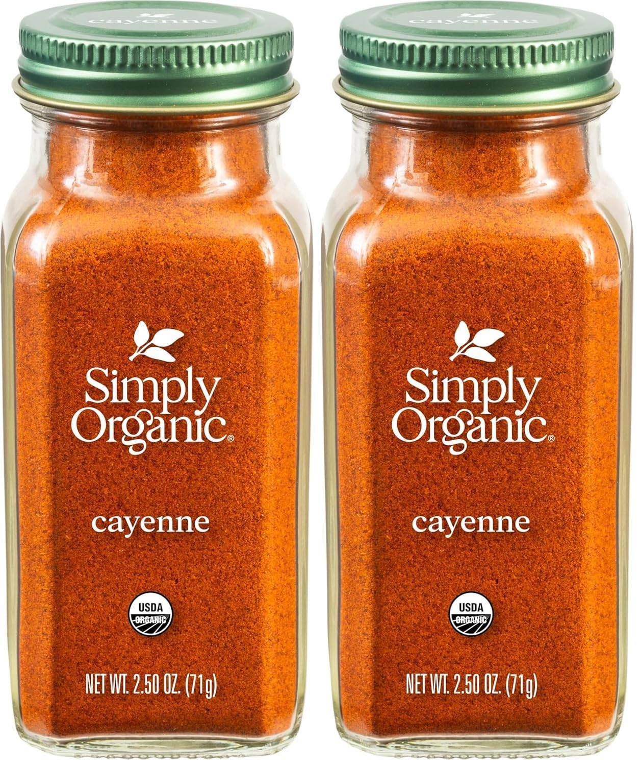 Versatile Organic Cayenne Pepper, 2.89 Oz x 2 – Enhance Your Multi-Cuisine Meals