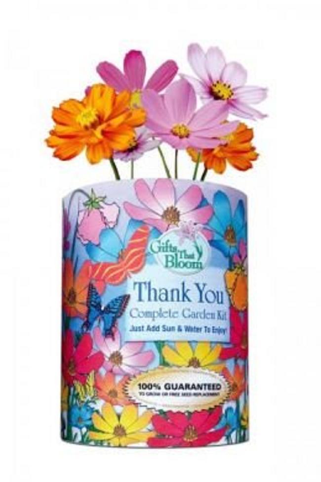 Gifts That Bloom, THANK YOU GroCan Gift Blooms – Garden Grow Can