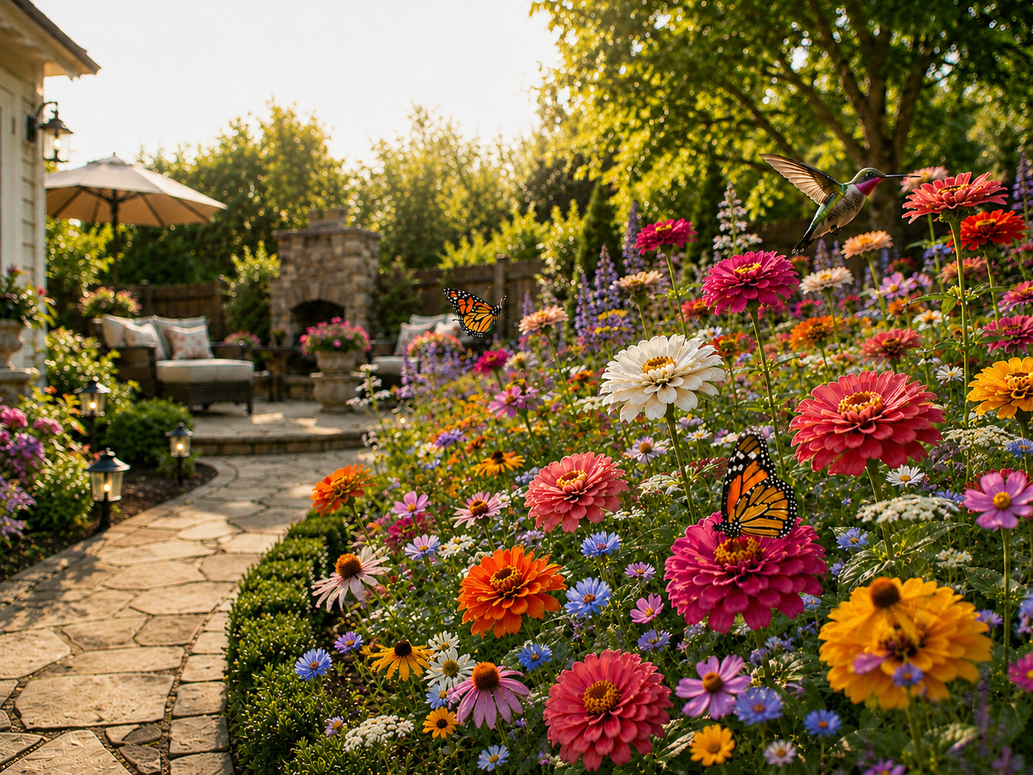 Cottage Garden premium Flower Seed Mix – 750+ Seeds | Non-GMO |