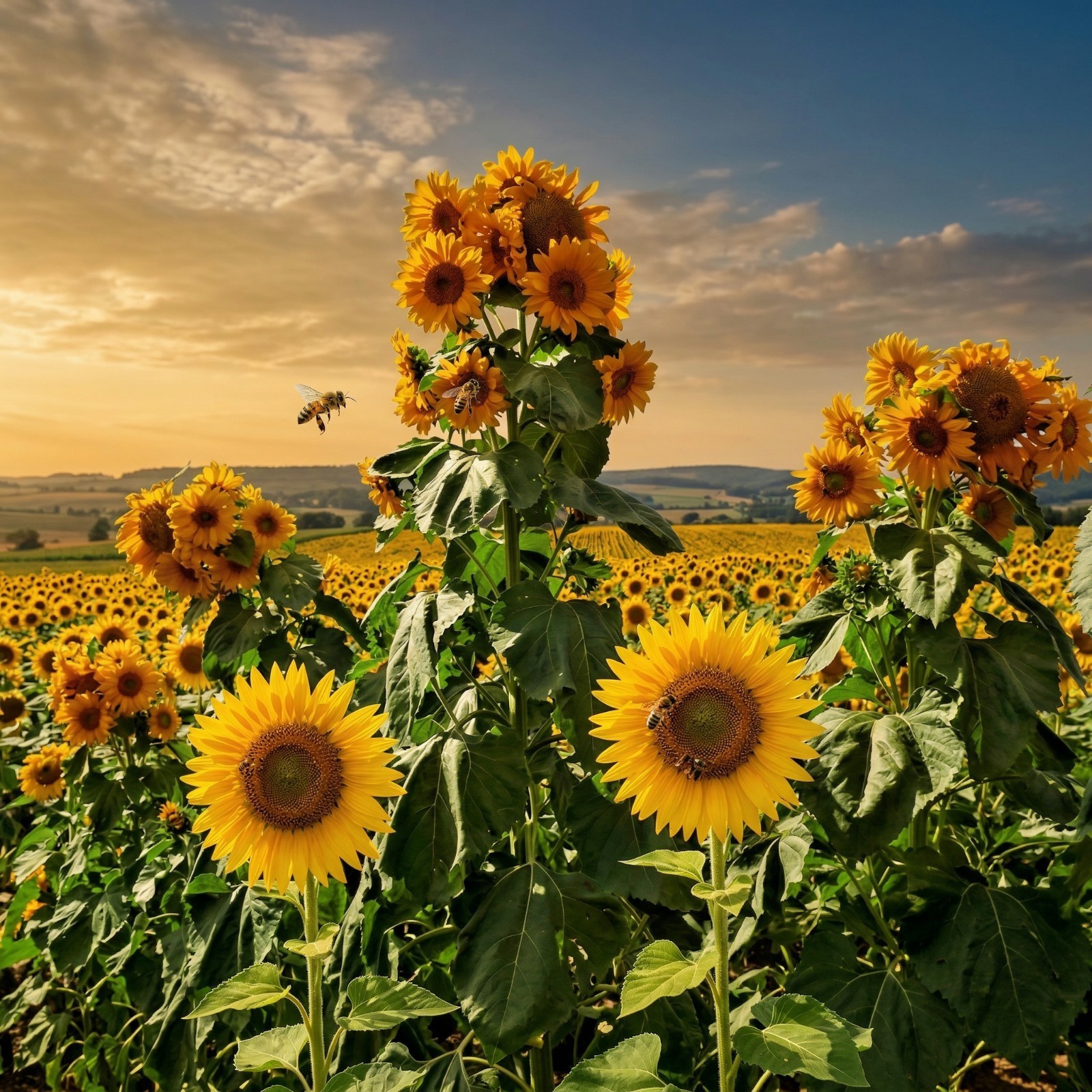 Sunflower SKYSCRAPER Edible TALL Huge Mongolian Sunflower 70 Fresh Seeds Non-GMO
