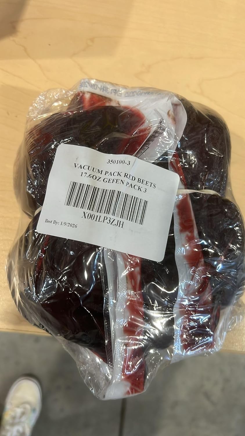 Healthy & Convenient Red Beets – 3 Pack (1.1 lb), Ideal for Quick Meals & Travel