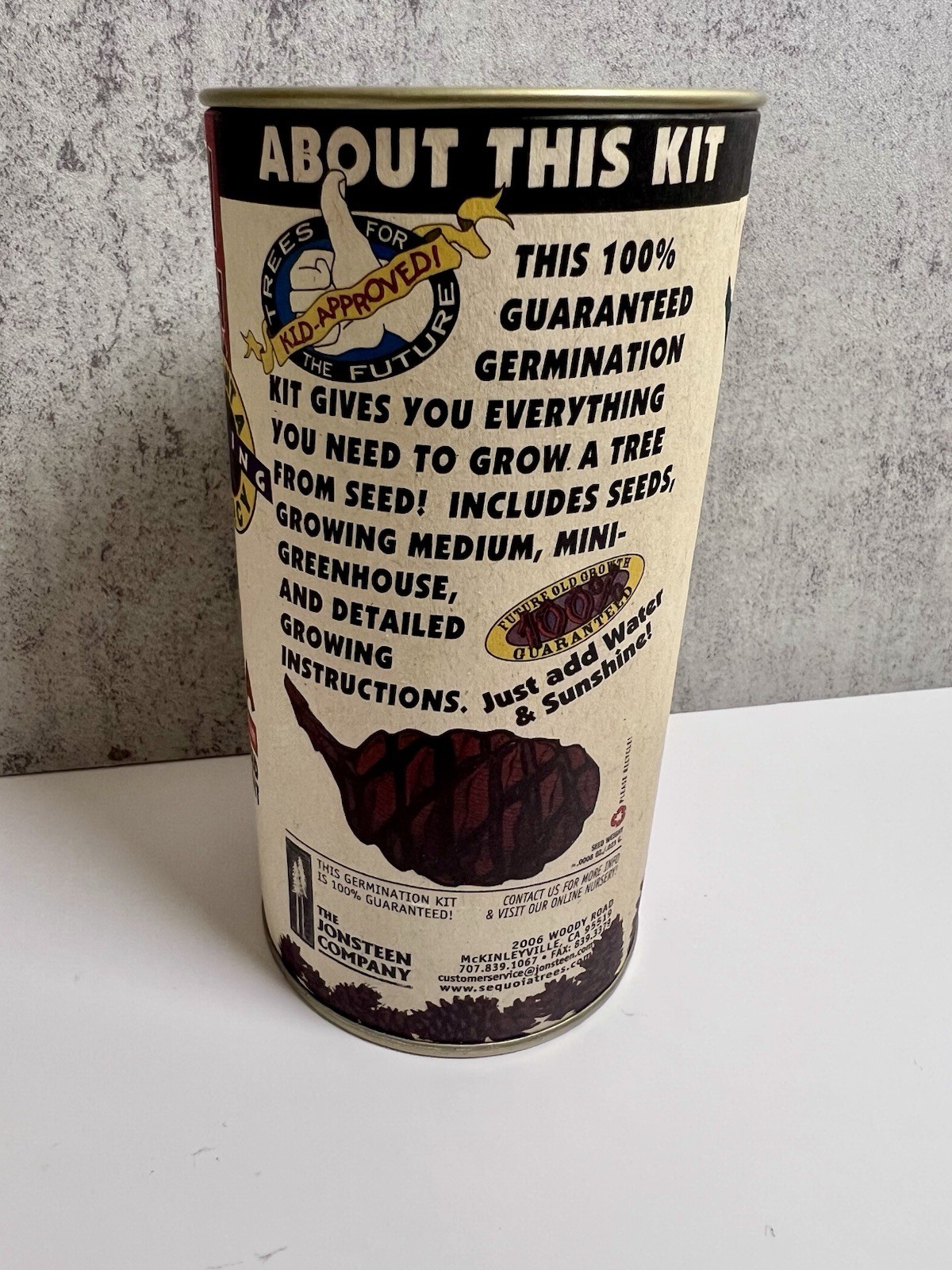 Grow A Tree! Jonsteen Giant Sequoia Tree Seed Germination Kit