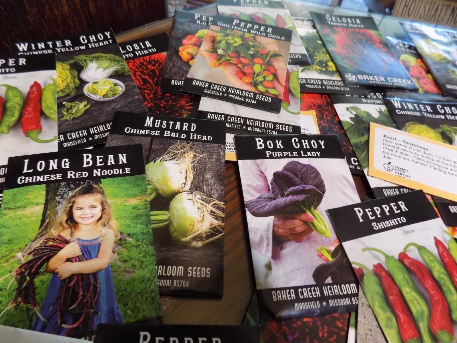 Lot Of 105 Organic Heirloom Vegetable Seed Packets 2025 Garden Baker SURVIVAL