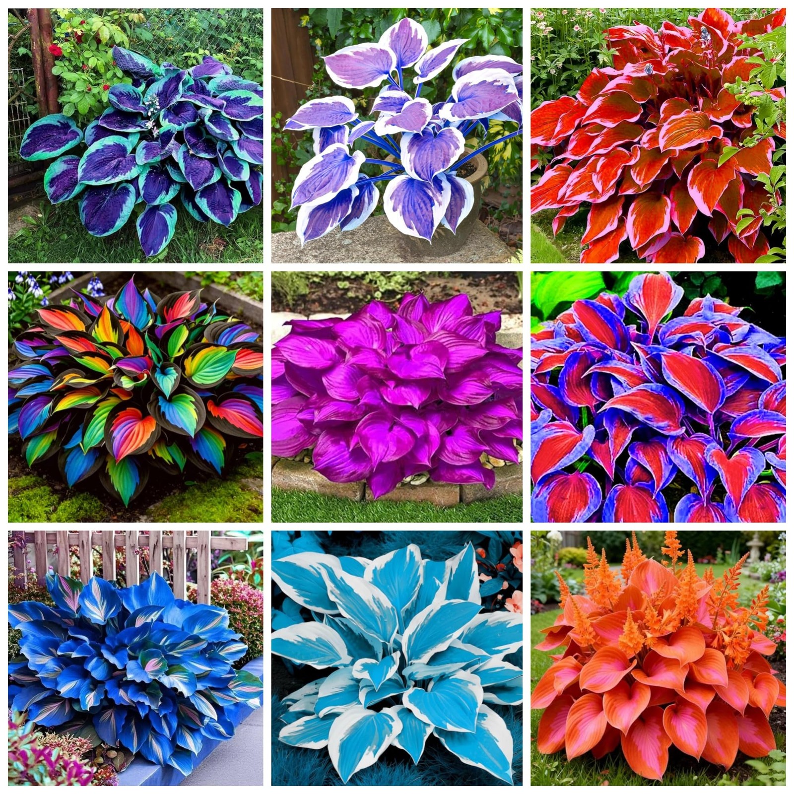 200+ Perennial Hosta Seeds for Outdoor Garden Planting