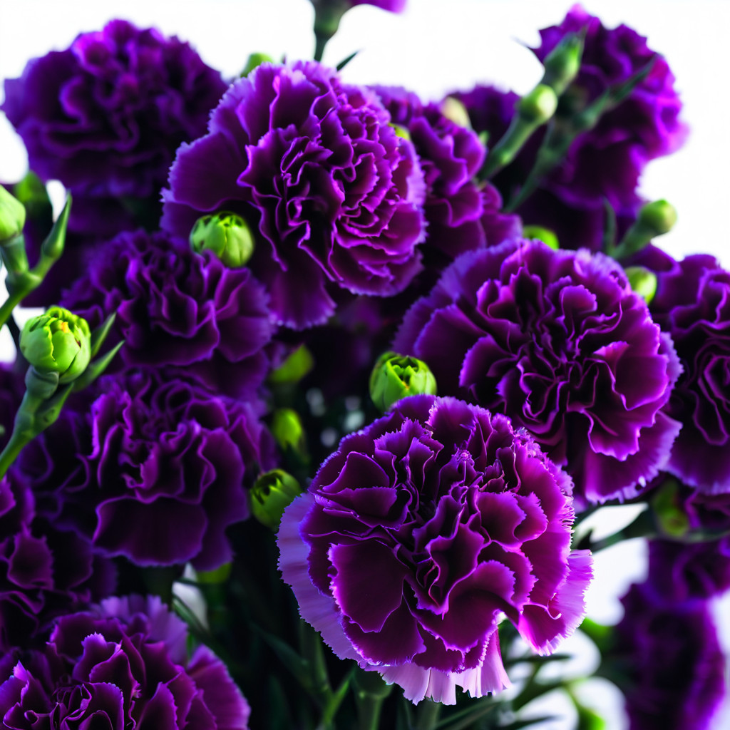 100 Carnation Seeds Dianthus Flowers Seed Flower Perennial Hardy “Dark Purple”