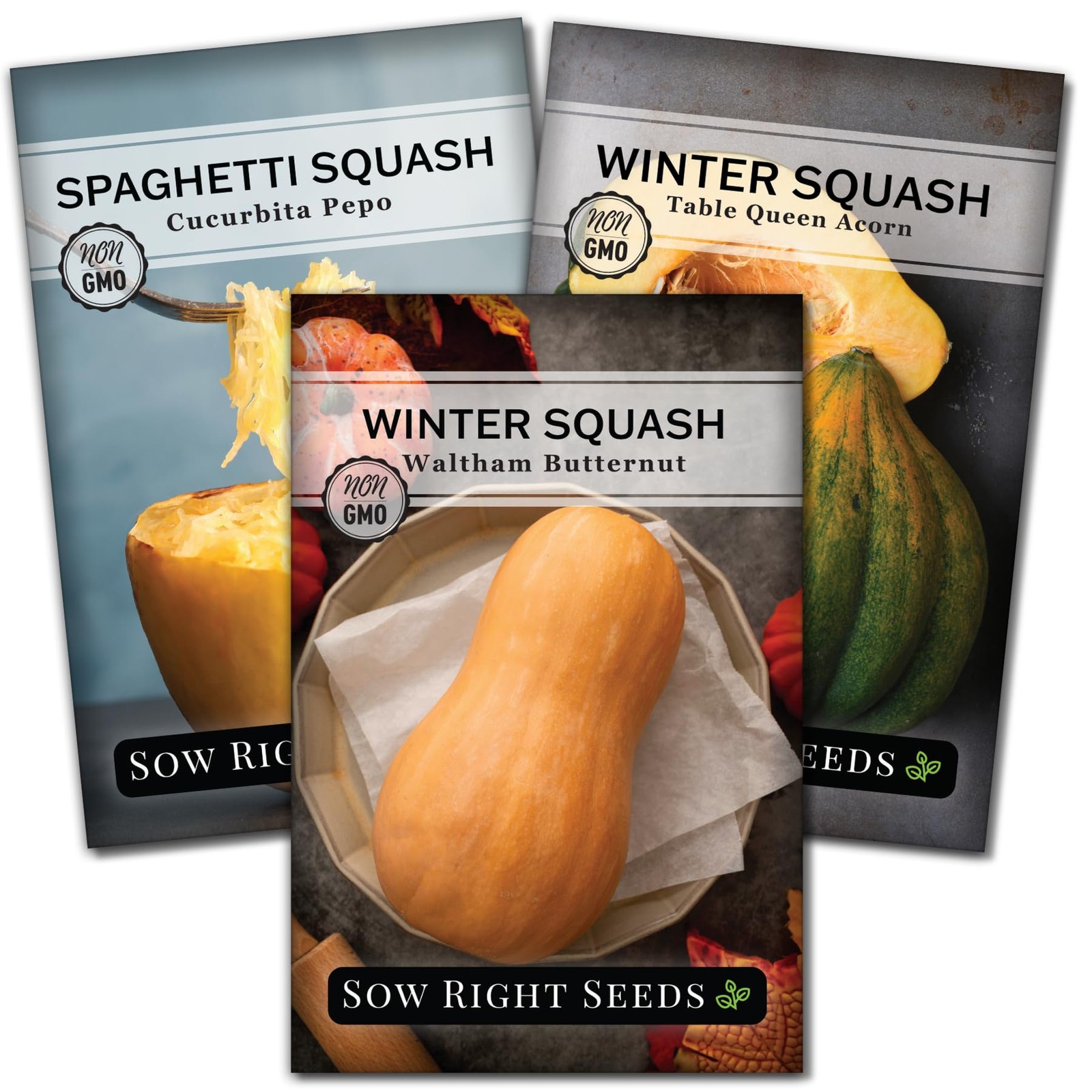 Winter Squash Seed Collection – Non-GMO Heirloom Seeds for Home Gardening