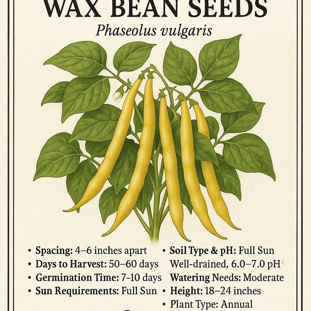 El Dorado Wax Beans Seeds 100 Heirloom Seeds Free Shipping 2026