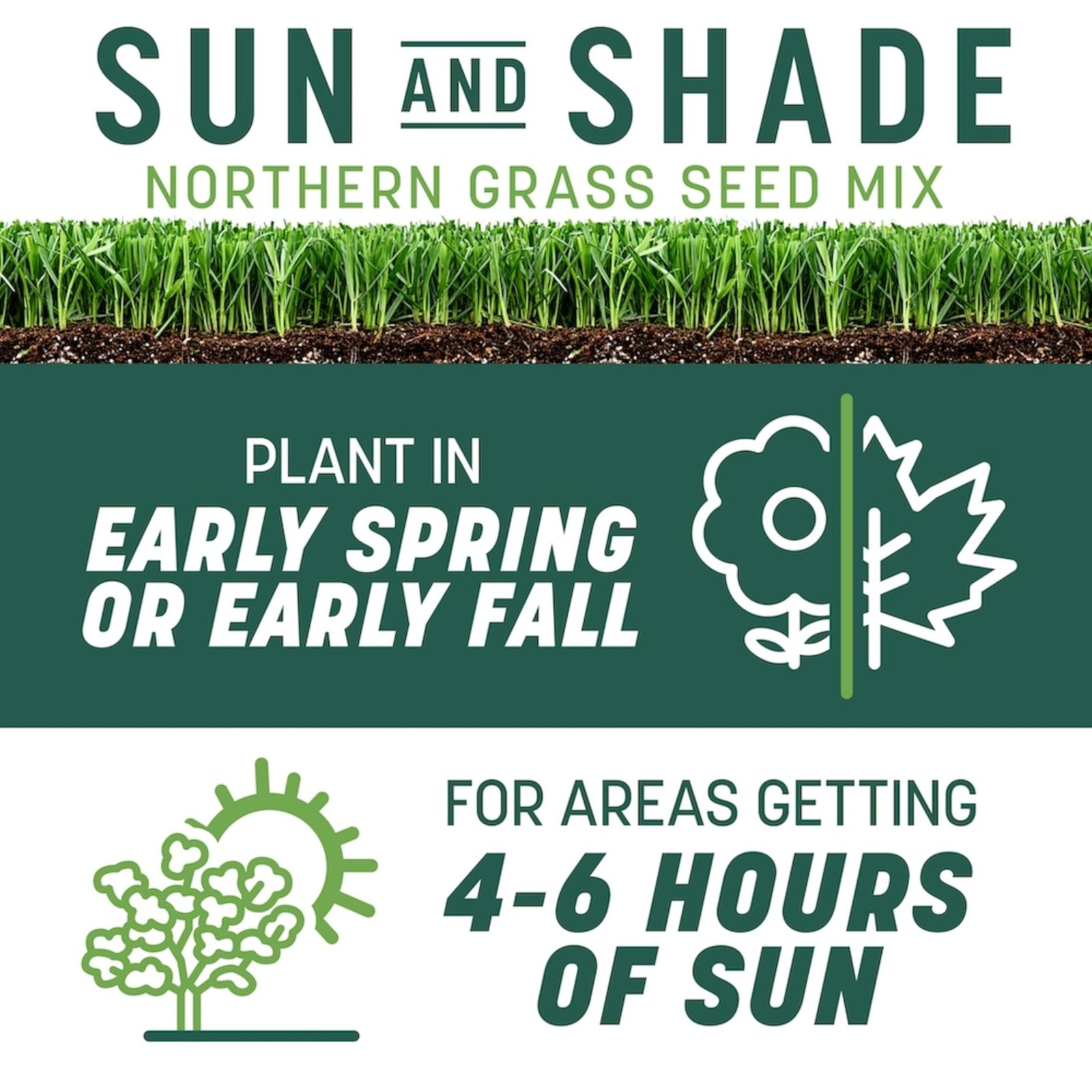 Smart Seed Sun and Shade Grass Mix 7 lb