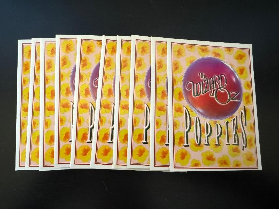 10 Packets of Wizard of Oz Poppy Seed Packets from Warner Bros-NEW