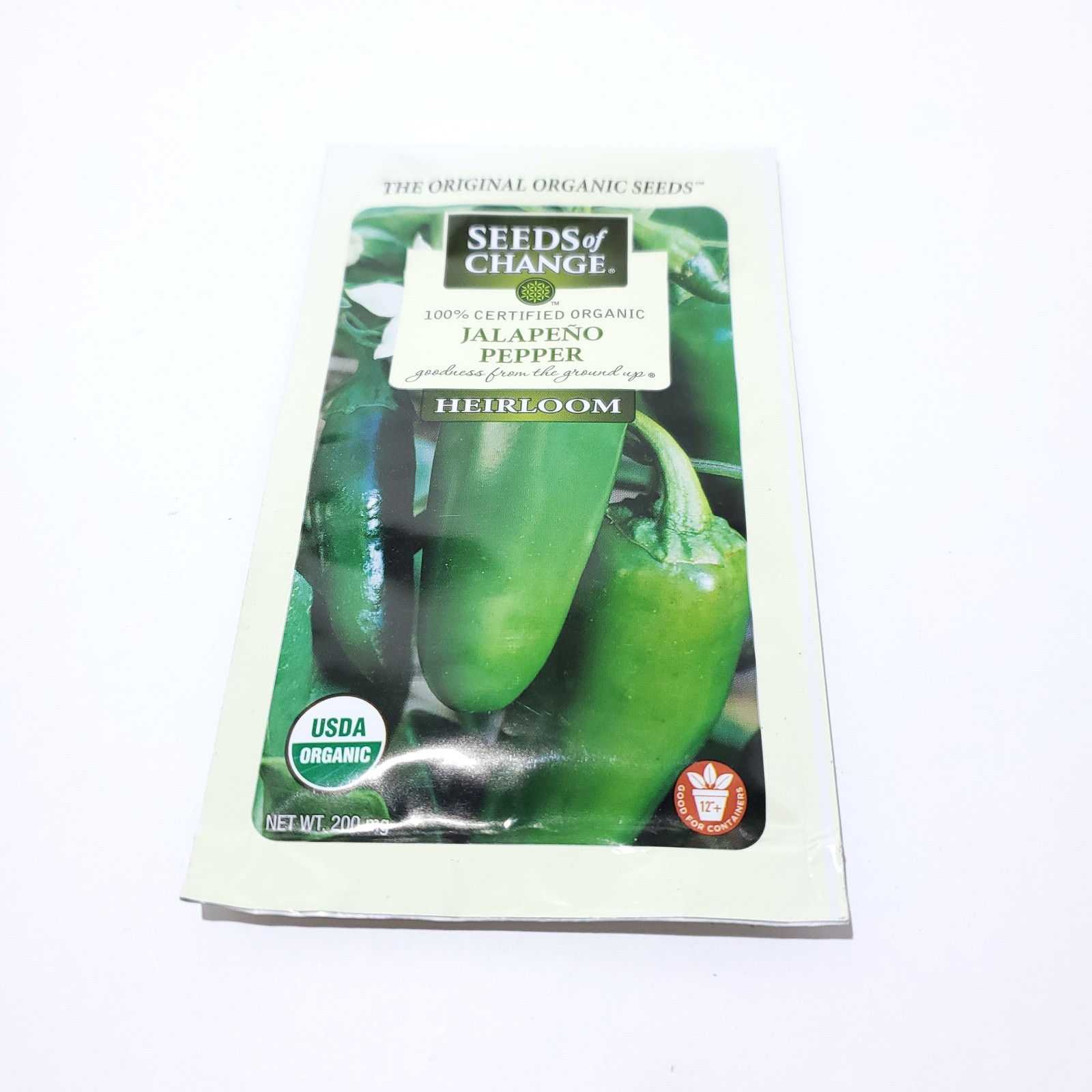 Seeds of Change Organic (2025) – 1pk 200mg Jalapeno Pepper Garden Seeds