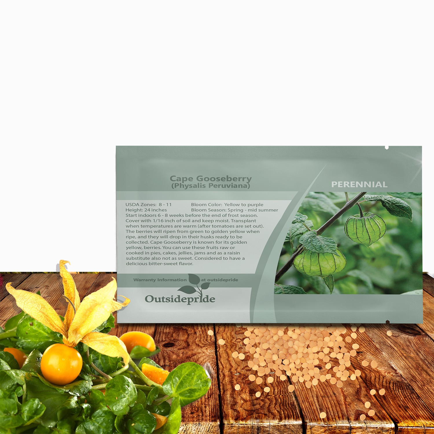 2000 Seeds Cape Gooseberry Seeds – Physalis Peruviana Seed