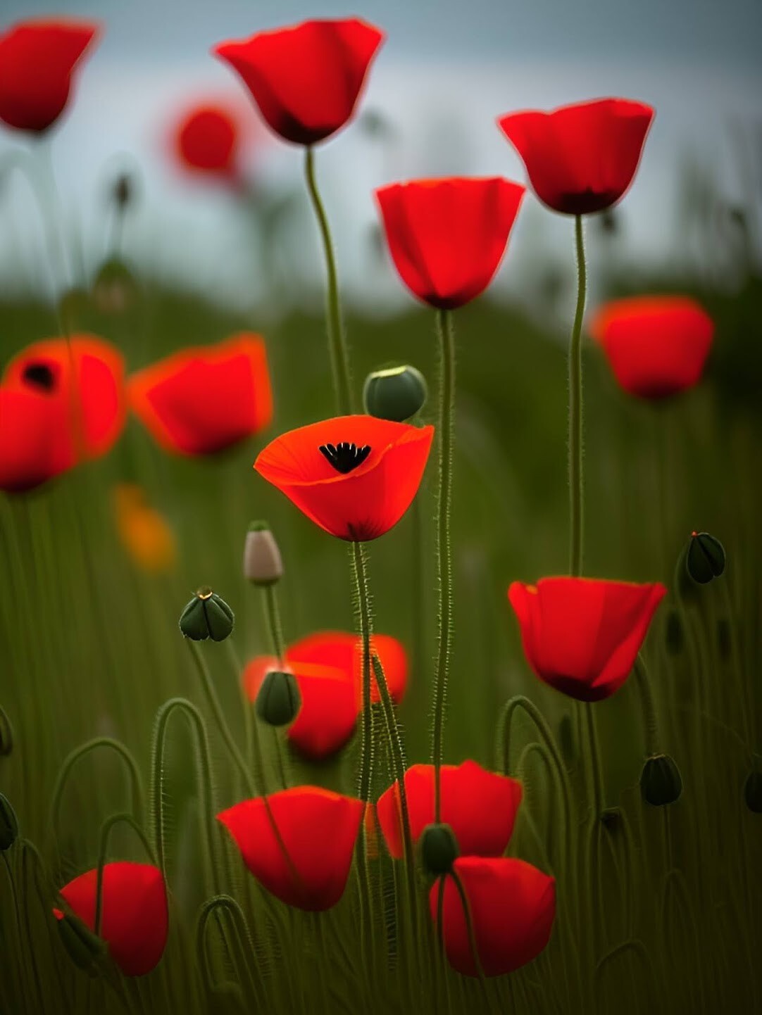 Red Poppy Seeds – Papaver rhoeas Seeds – Red Corn Poppy Flower Seeds – USA