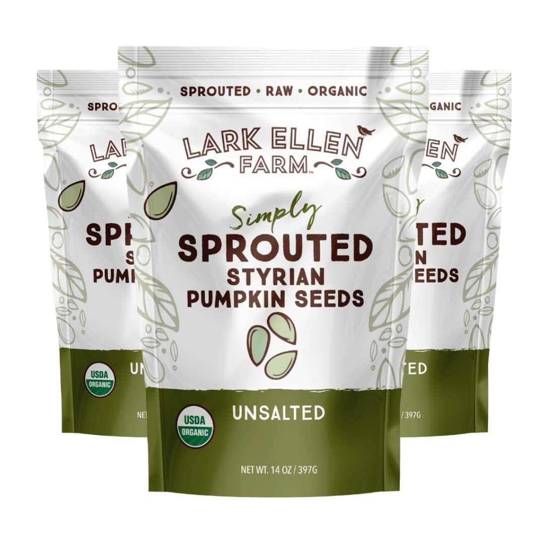 Organic Raw Pumpkin Seeds 42oz Total – Sprouted Pepitas, Non-GMO, Paleo,