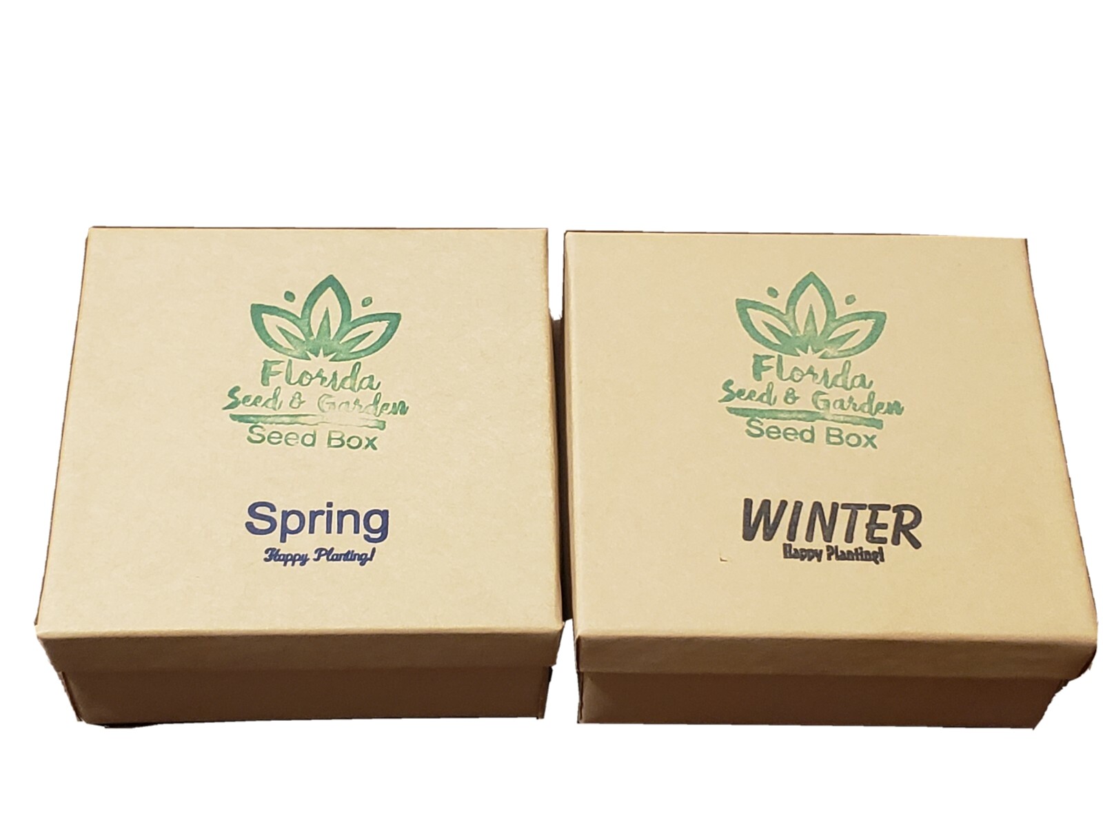 Florida Spring And Winter Seed Boxes (22 Organic/Heirloom Seed Packs)