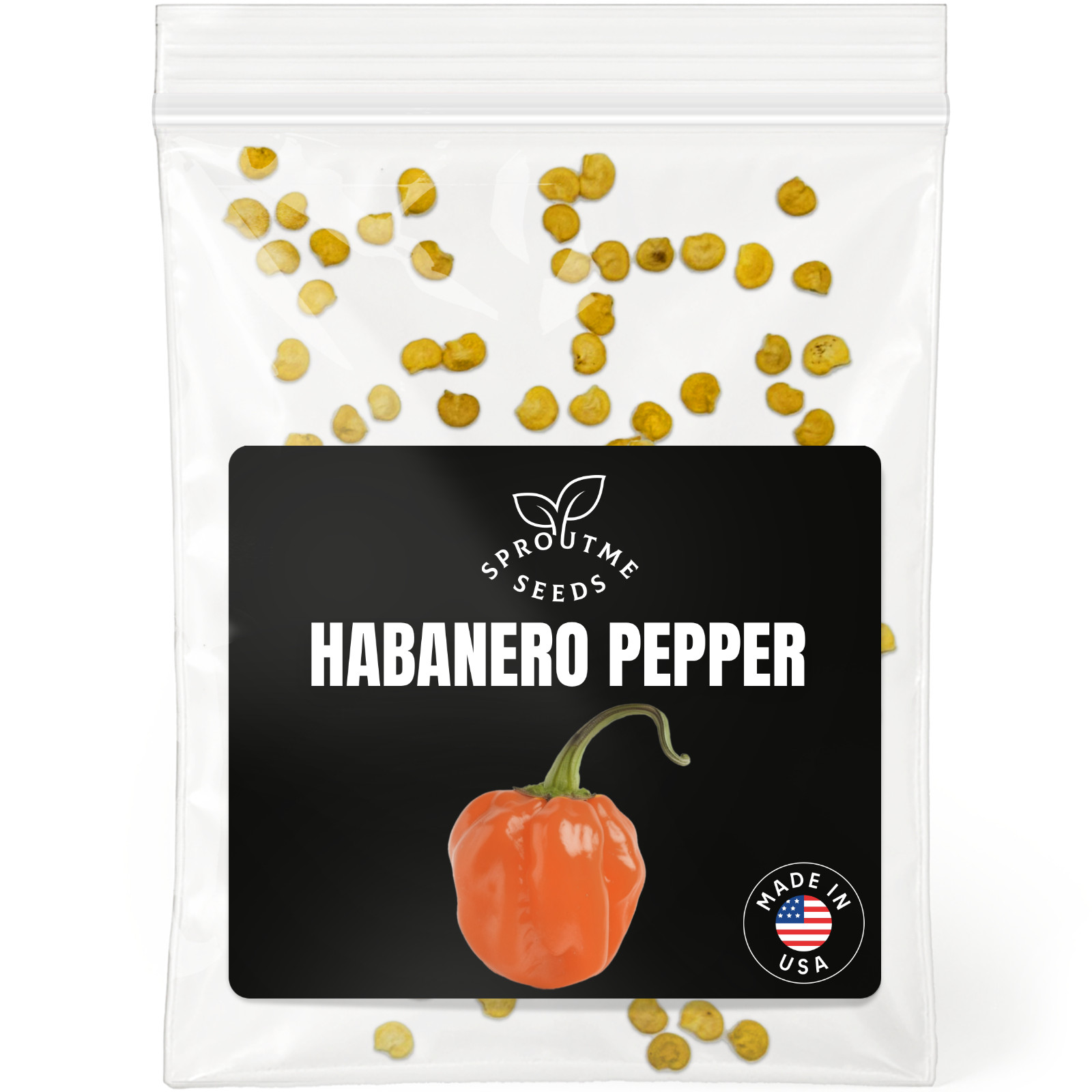 Habanero Pepper Seeds 50+, Heirloom Non-GMO, Extra Hot Chili for Hot Sauce