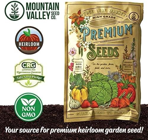 Mountain Valley Seed Co Clover Trio Blend – Premium 1 Lb 179200 Seeds Red White