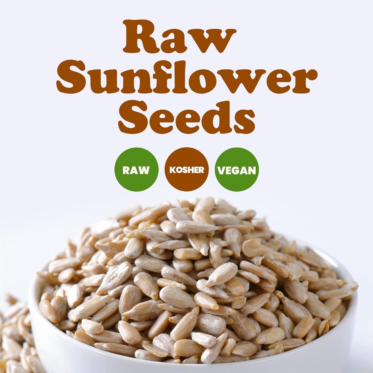 Gourmet Organic Sunflower Seeds 1 Pound – Non-GMO Verified, Kosher, Crunch