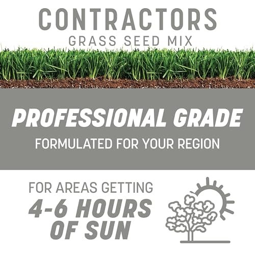 Premium Northern Grass Seed Mix – 40 lb Contractors Blend for Lush Lawn Growth