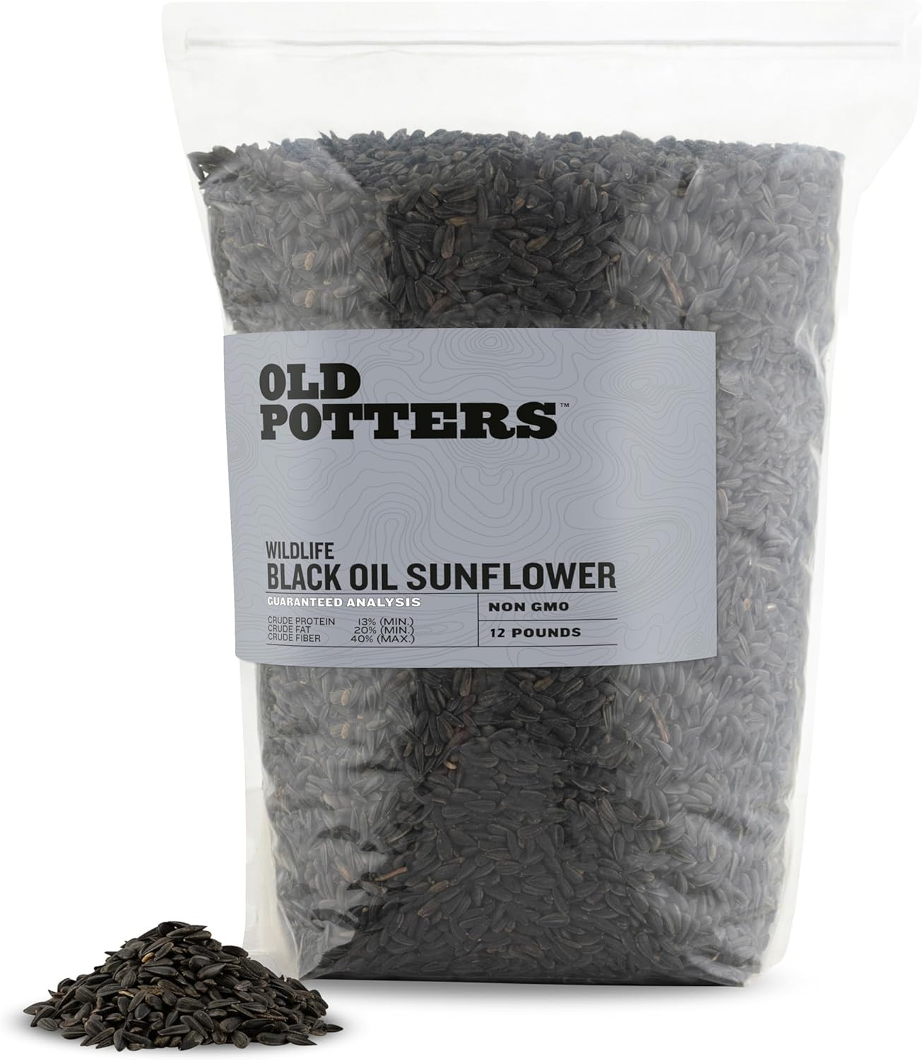 Wildlife Black Oil Sunflower Seeds for Birds and Wildlife, Non-Gmo & USA Grown o