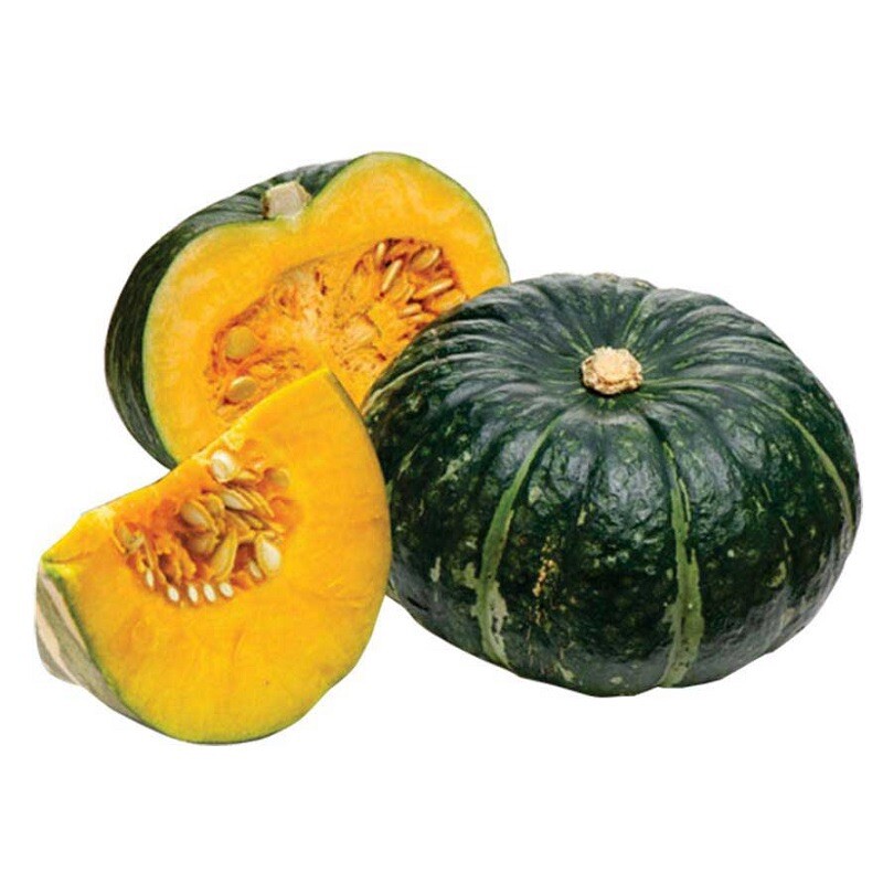 Organic Japanese Kabocha Pumpkin – Winter Squash – 12 Seeds 2023 – USA Seller