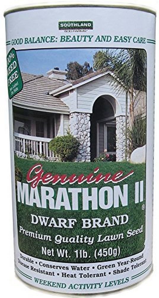 Marathon II Grass Seed Mix 1 lb for Lush, Green Lawn Growth
