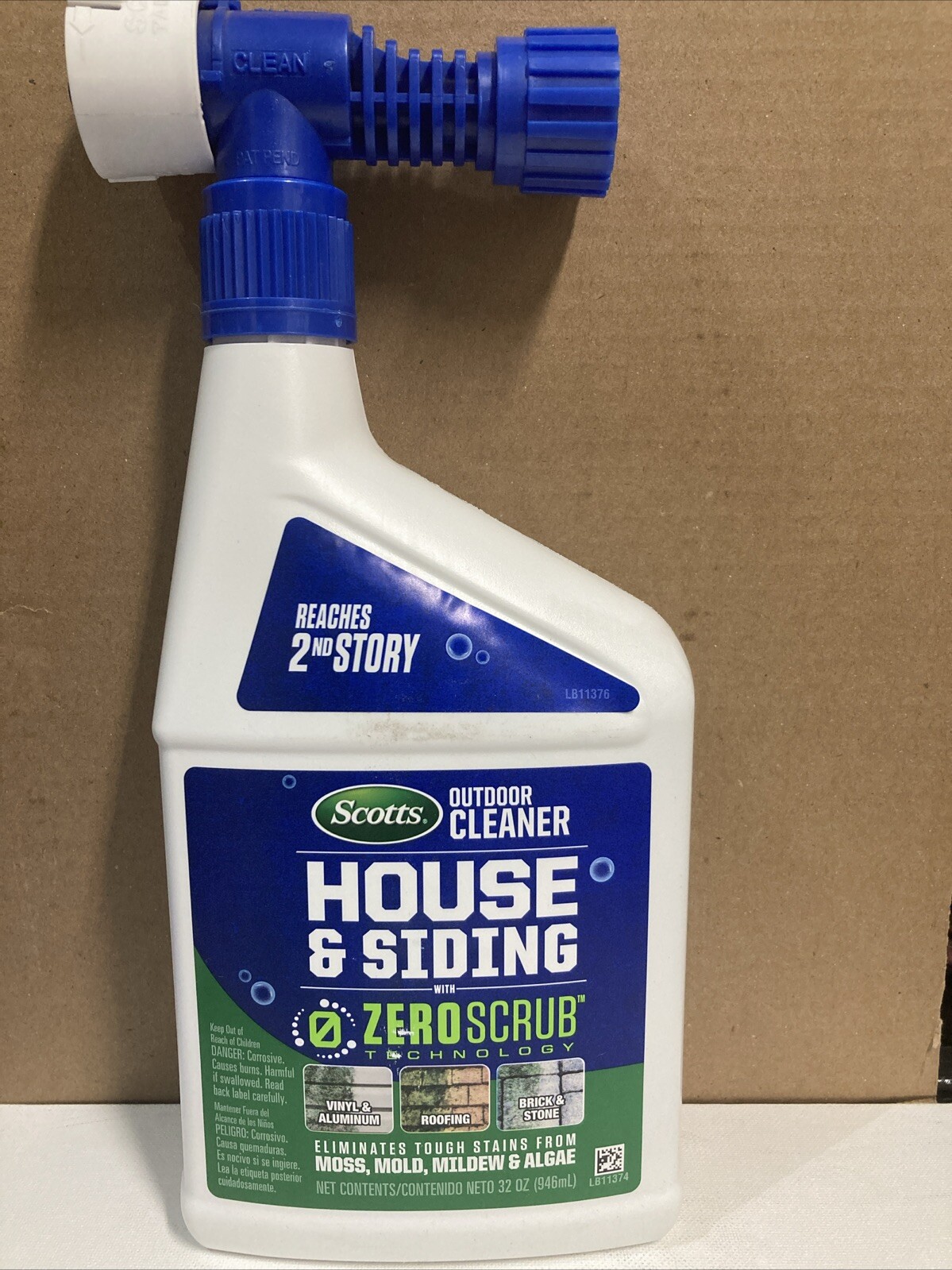 1 Scotts ZeroScrub 32 Oz. Ready To Spray Hose End House & Siding Outdoor Cleaner