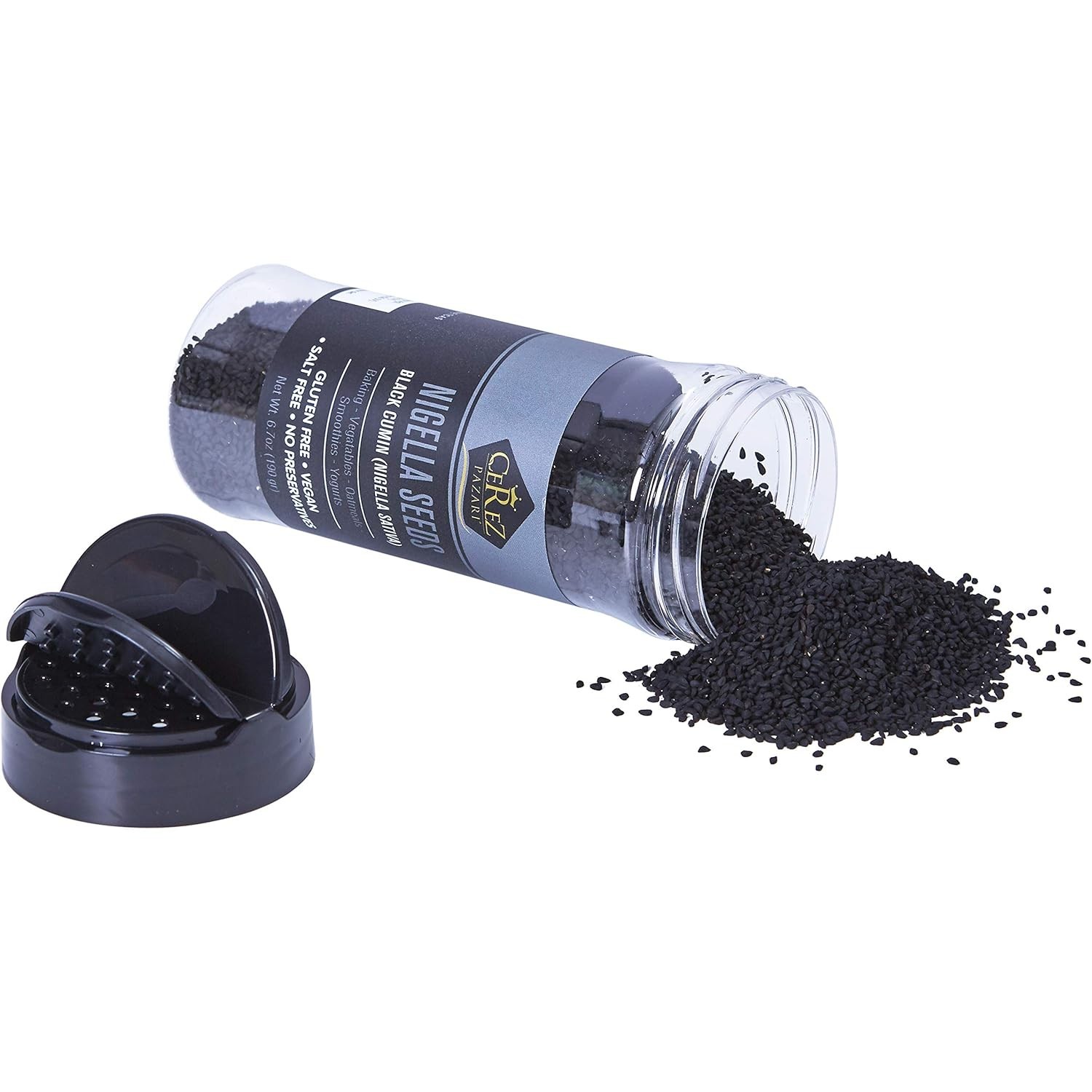 Nigella Seeds 7 oz, Black Cumin Seeds, Natural Nigella Sativa