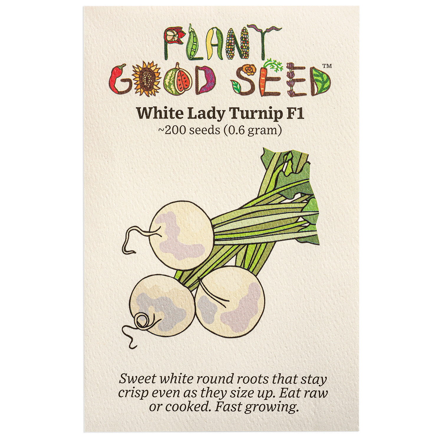 White Lady F1 Turnip Seeds