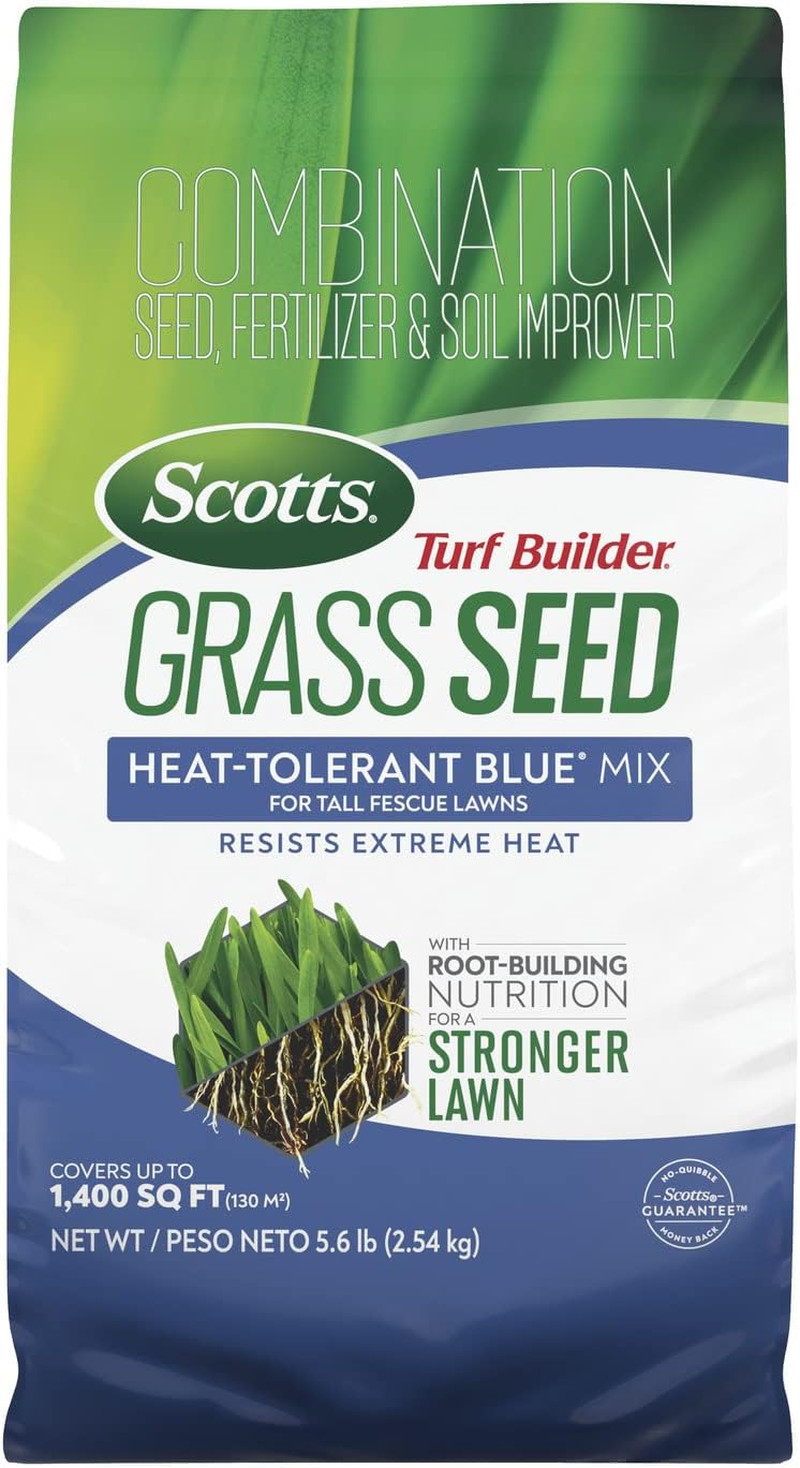 Scotts Turf Builder Grass Seed Heat-Tolerant Blue Mix for Tall Fescue Lawns – Gr