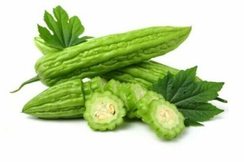 GREEN BITTER MELON, BALSAM PEAR, KU GUA, FOO GWAH, KHỔ QUA MỠ TRÁI DÀI, 苦瓜, 여주