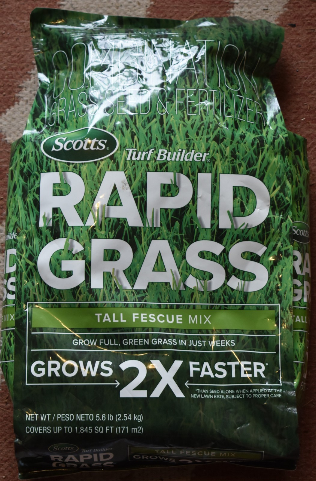 SCOTTS Turf Builder Grass Seed Rapid Grass TALL FESCUE MIX 5.6 lb