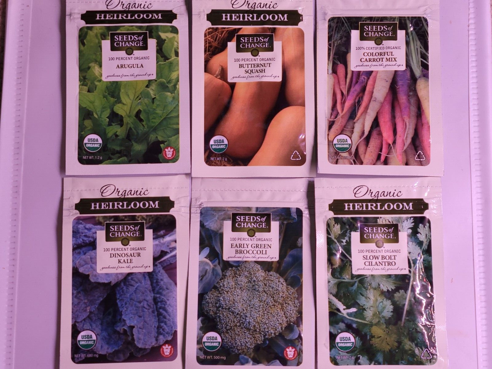 Seeds of Change Vegetable Assortment 1 (2021) New Inventory Guaranteed to Sprout