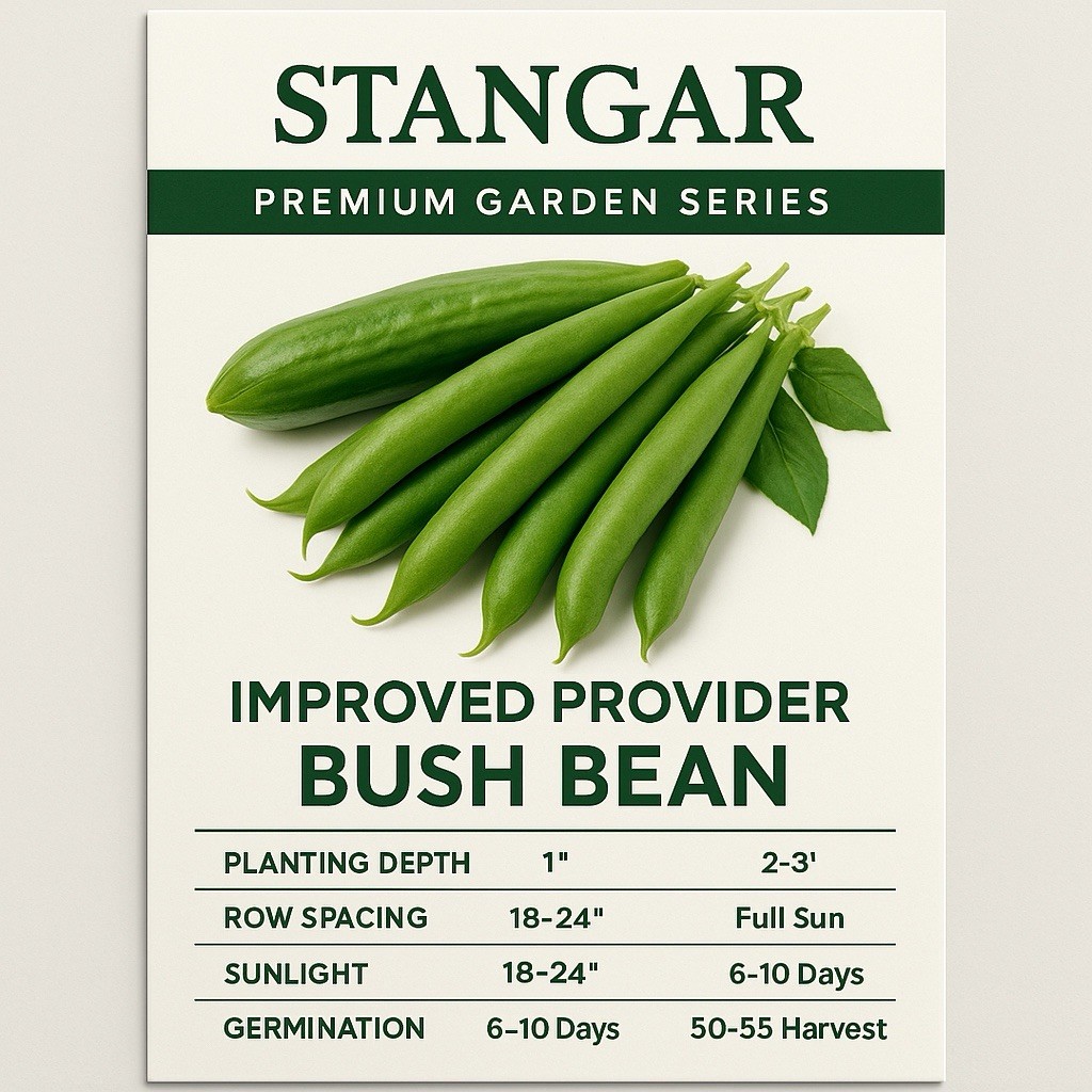 Stangar Improved Provider variety bush beans