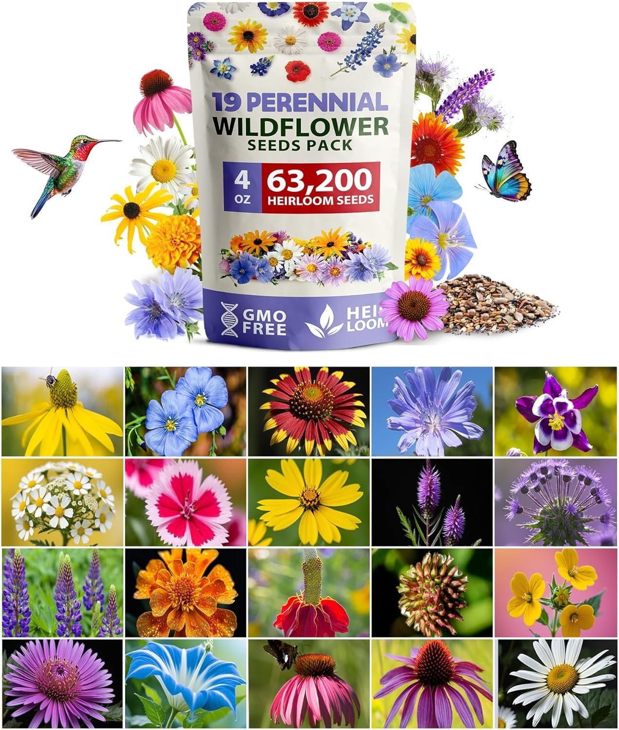 Pollinator Garden Wildflower Seed Mix