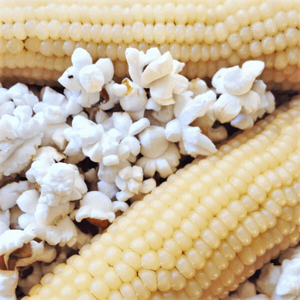 50 WHITE JAPANESE HULLESS POPCORN SEEDS FRESH HARVEST FOR GARDENS