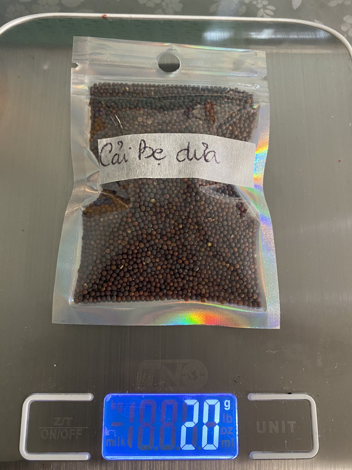 Hat Giong Cai Be Dua VN -20grams -10000 Seeds + FREE GIFT VN Vegetable Seeds.